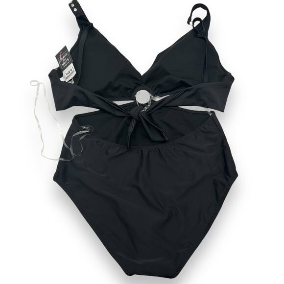 NEW Bar III Macy's Women's Swimsuit Size Small Tell Me About It Stud One-Piece - Picture 6 of 11